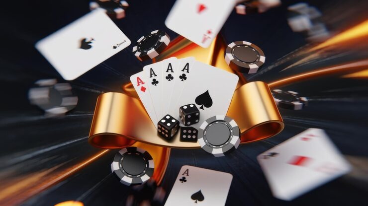 Studio live casino Playtech dengan dealer profesional dan peralatan multi-kamera